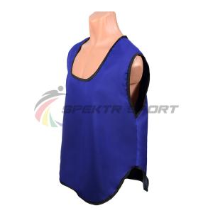 Купить Манишка футбольная односторонняя Spektr Sport синяя, р.36-40 в Сланцах 