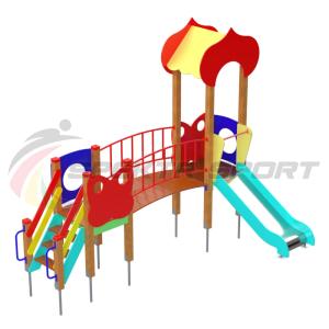 Купить Детский игровой комплекс Полянка ДИК 1603 в Сланцах 