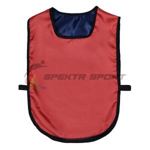 Купить Манишка футбольная двусторонняя универсальная Spektr Sport красно-синяя в Сланцах 